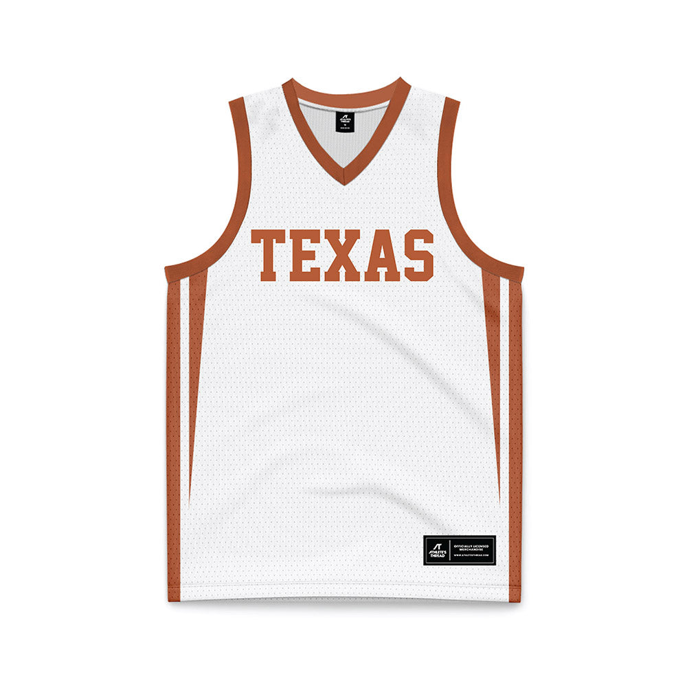 Texas - NCAA Women's Basketball : Isi Etute - White Basketball Jersey-0