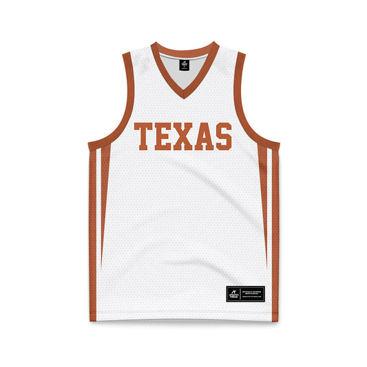 Texas - NCAA Women's Basketball : Isi Etute - White Basketball Jersey-0