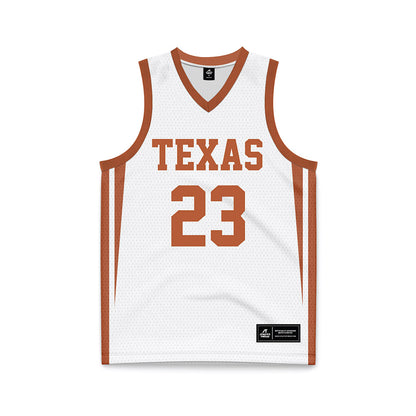 Texas - NCAA Women's Basketball : Aaliyah Crump - White Basketball Jersey-0