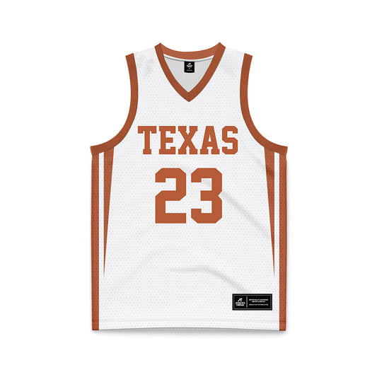 Texas - NCAA Women's Basketball : Aaliyah Crump - White Basketball Jersey-0
