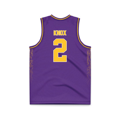 LSU - NCAA Women's Basketball : Grace Knox - Purple Basketball Jersey-1