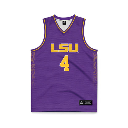 LSU - NCAA Women's Basketball : Flaujae Johnson - Fashion Jersey