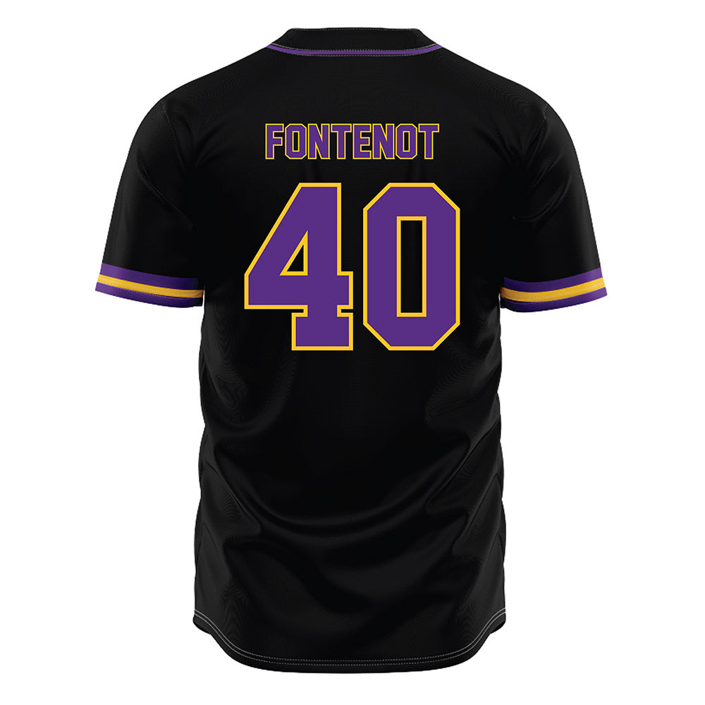LSU - NCAA Baseball : Grant Fontenot - Black Jersey-1
