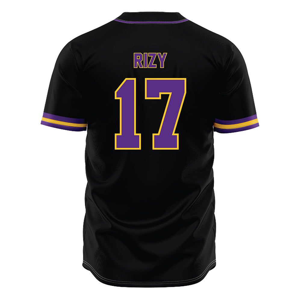 LSU - NCAA Baseball : Mavrick Rizy - Black Jersey-1