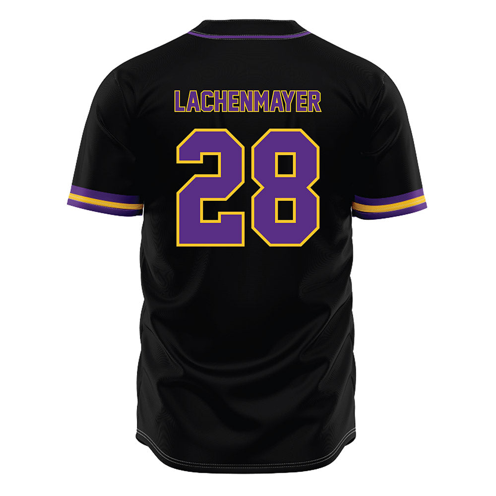 LSU - NCAA Baseball : Danny Lachenmayer - Black Jersey-1