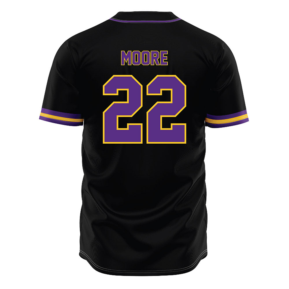 LSU - NCAA Baseball : Cooper Moore - Black Jersey-1