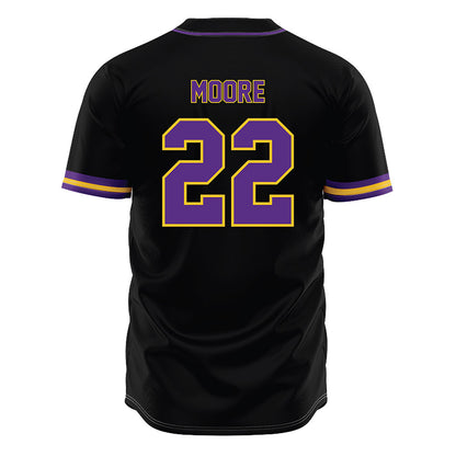 LSU - NCAA Baseball : Cooper Moore - Black Jersey-1