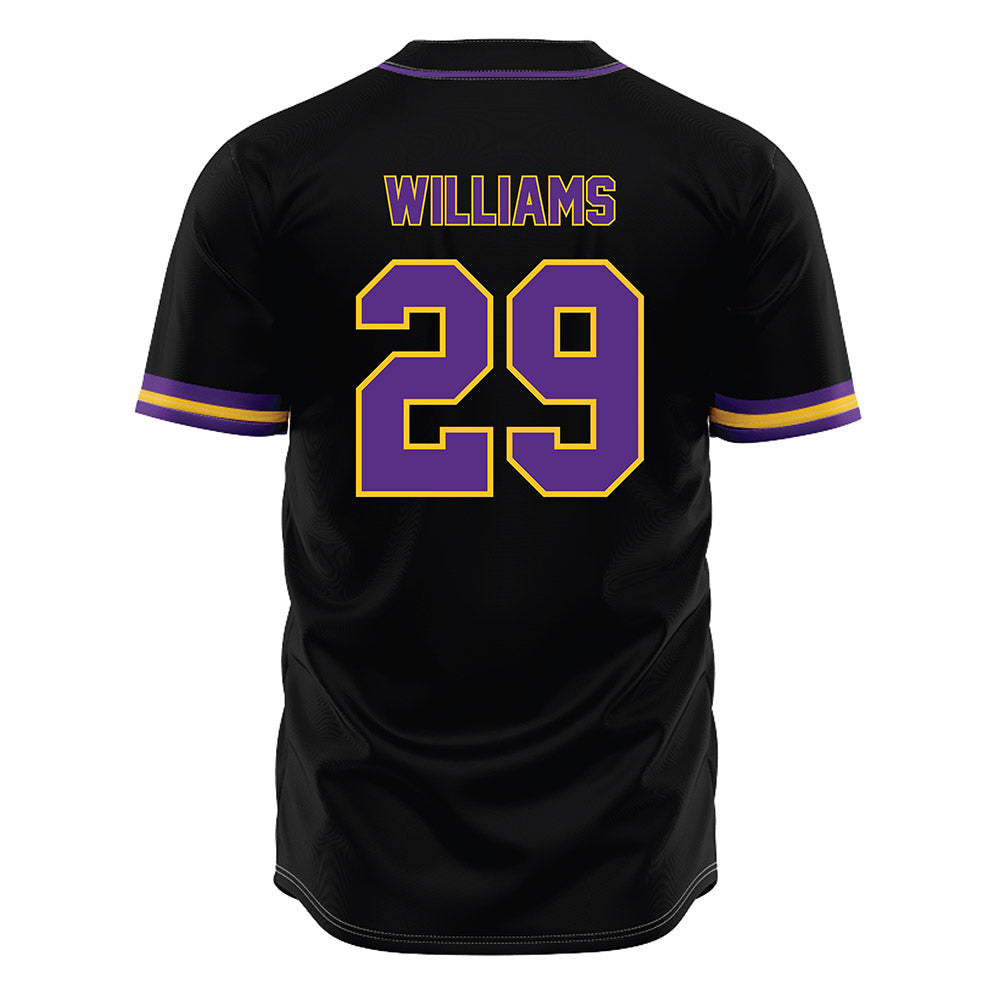 LSU - NCAA Baseball : Cooper Williams - Black Jersey-1