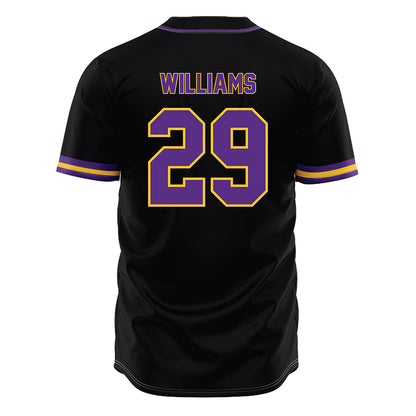 LSU - NCAA Baseball : Cooper Williams - Black Jersey-1