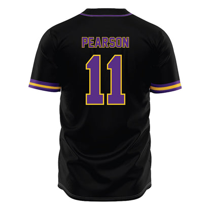 LSU - NCAA Baseball : Josh Pearson - Black Jersey-1
