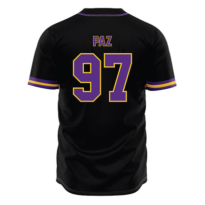 LSU - NCAA Baseball : Marcos Paz - Black Jersey-1