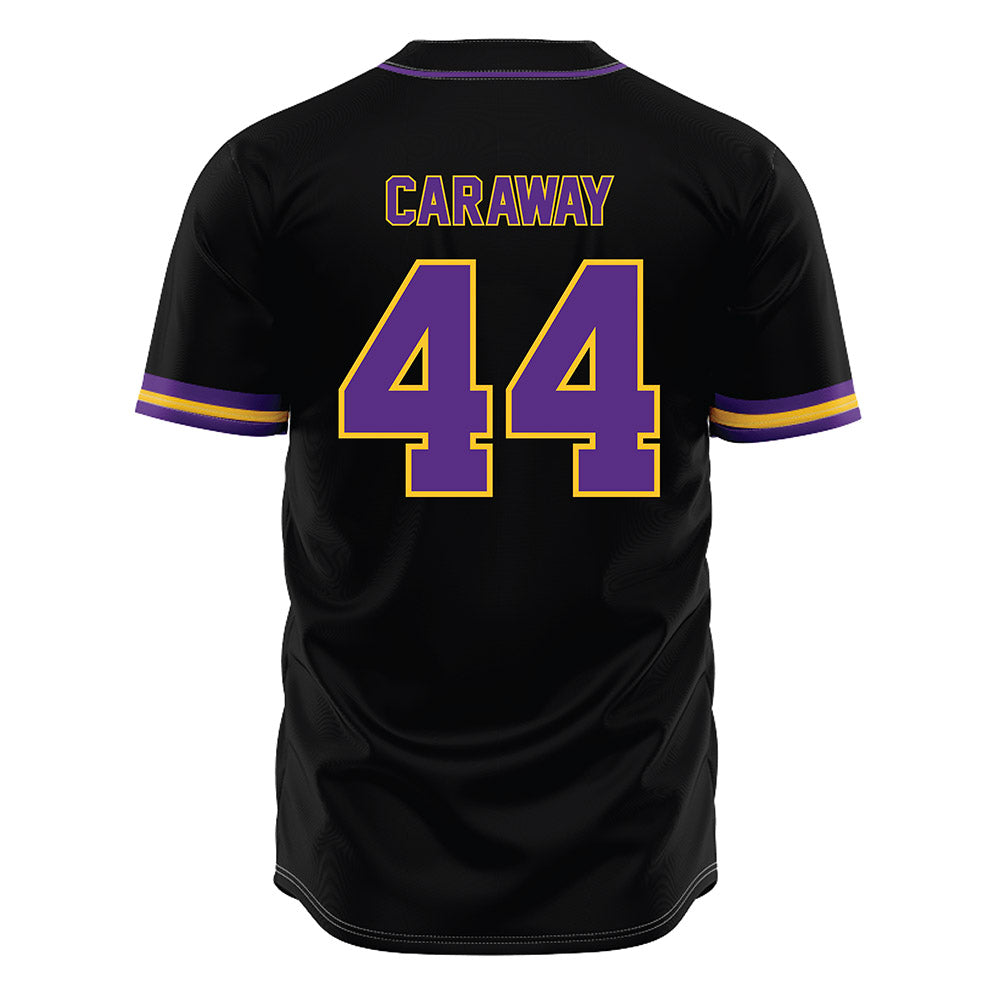 LSU - NCAA Baseball : Trent Caraway - Black Jersey-1