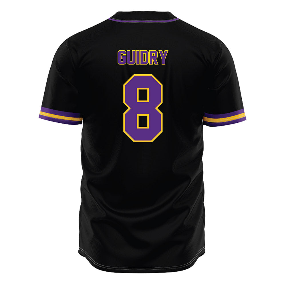 LSU - NCAA Baseball : Gavin Guidry - Black Jersey-1