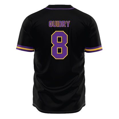 LSU - NCAA Baseball : Gavin Guidry - Black Jersey-1