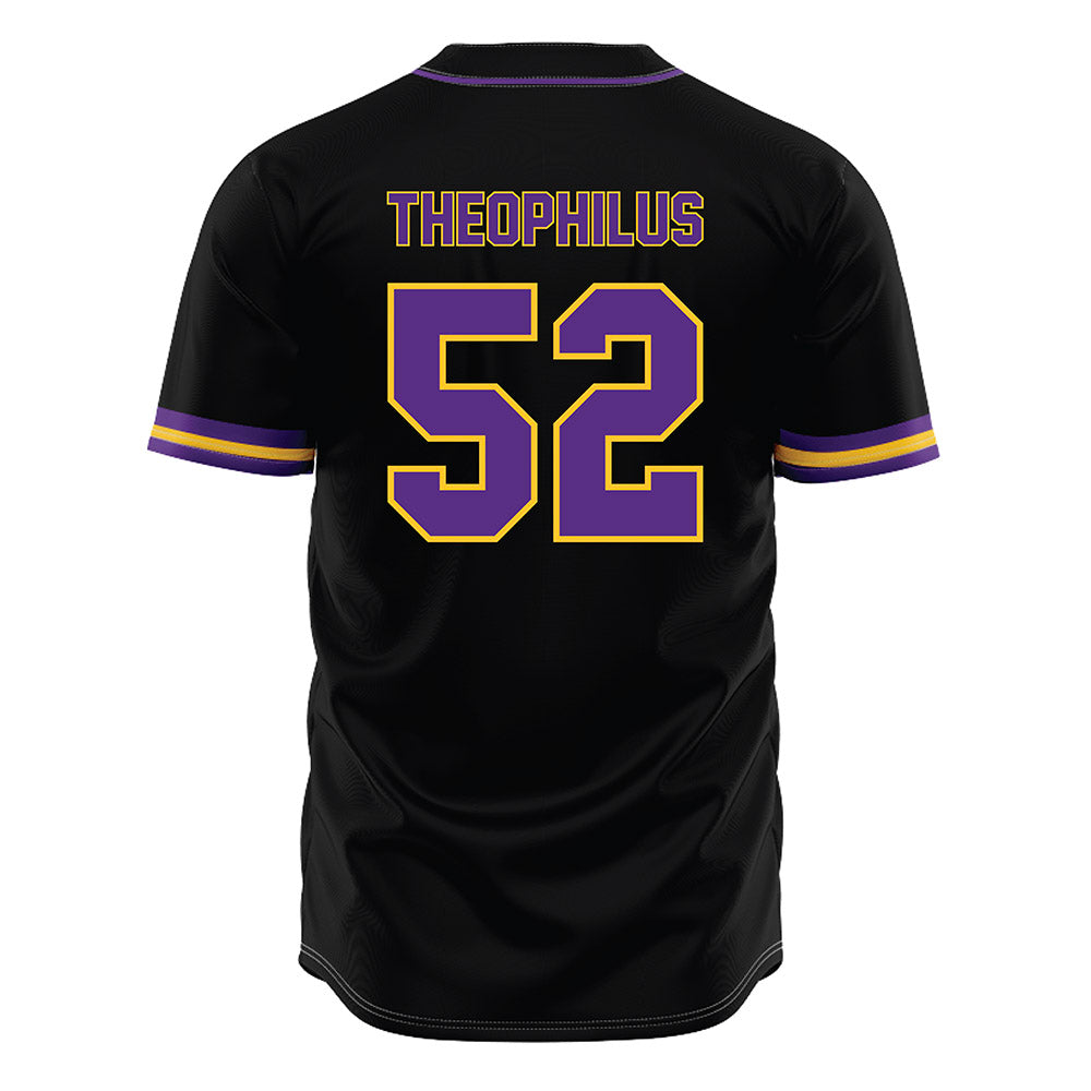 LSU - NCAA Baseball : Zion Theophilus - Black Jersey-1