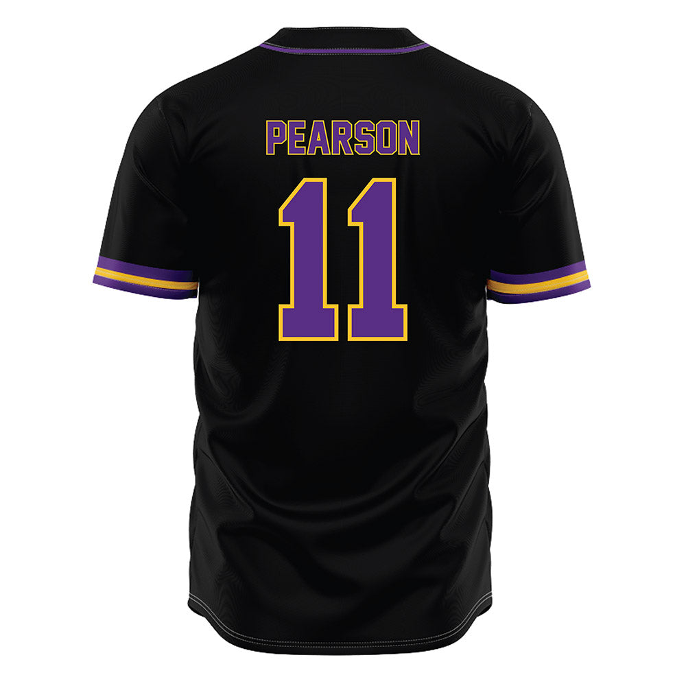 LSU - NCAA Baseball : John Pearson - Black Jersey-1