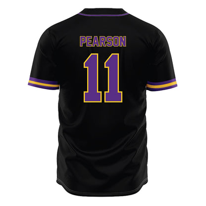 LSU - NCAA Baseball : John Pearson - Black Jersey-1