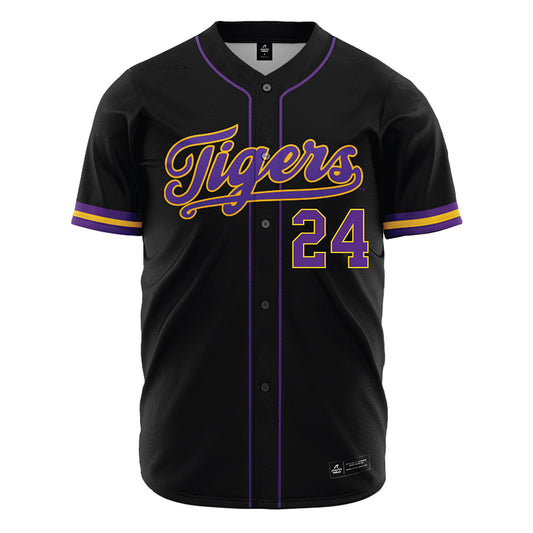 LSU - NCAA Baseball : Seth Dardar - Black Jersey-0