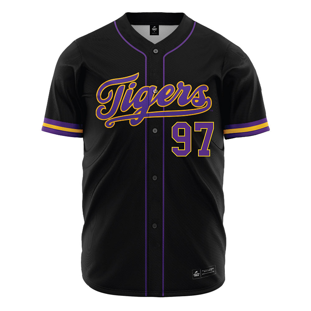 LSU - NCAA Baseball : Marcos Paz - Black Jersey-0