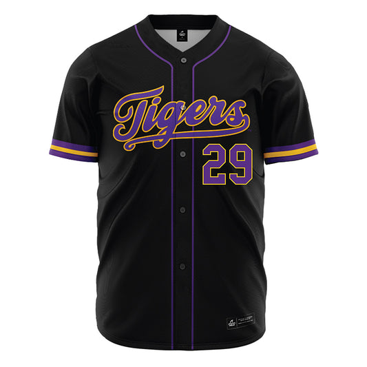 LSU - NCAA Baseball : Cooper Williams - Black Jersey-0