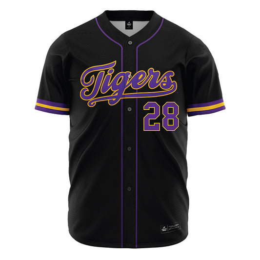 LSU - NCAA Baseball : Danny Lachenmayer - Black Jersey-0