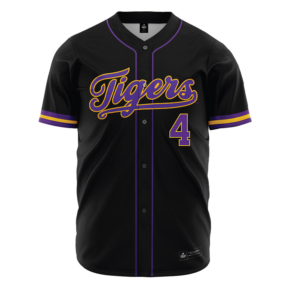 LSU - NCAA Baseball : Diego Velazquez - Black Jersey-0