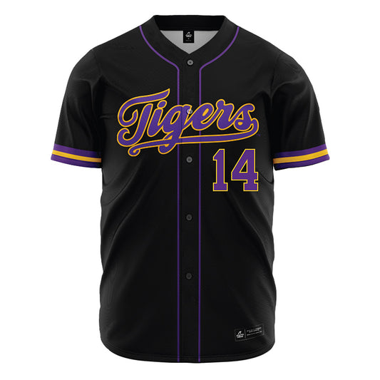 LSU - NCAA Baseball : Daniel Harden - Black Jersey-0