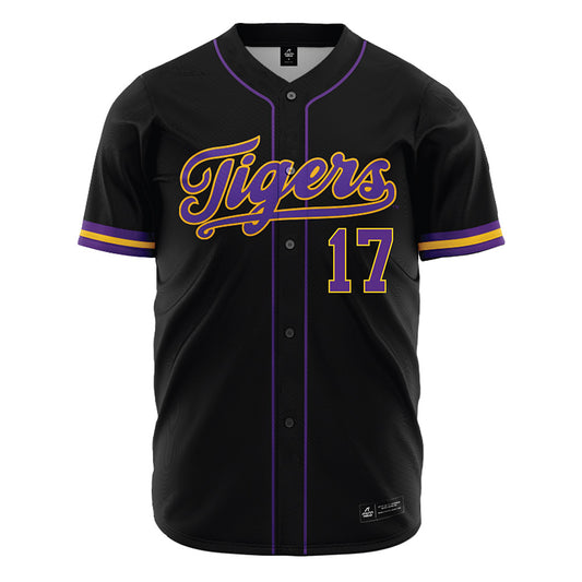LSU - NCAA Baseball : Mavrick Rizy - Black Jersey-0