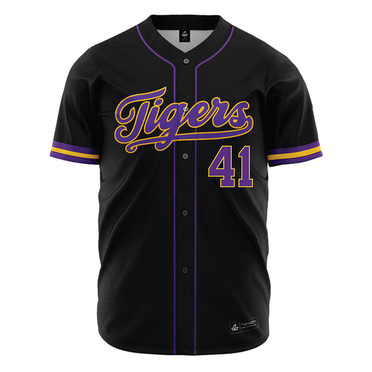 LSU - NCAA Baseball : DJ Primeaux - Black Jersey-0