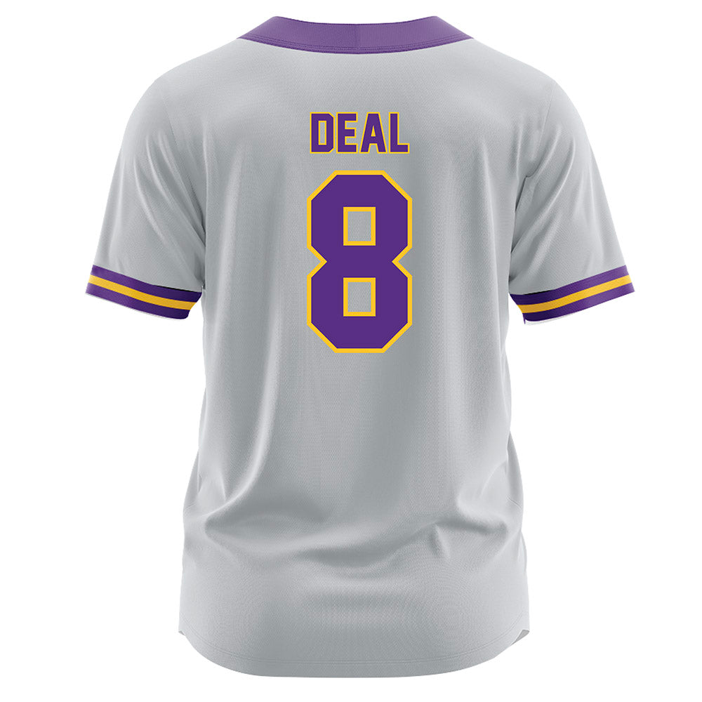 LSU - NCAA Softball : Cali Deal - Grey Jersey-1