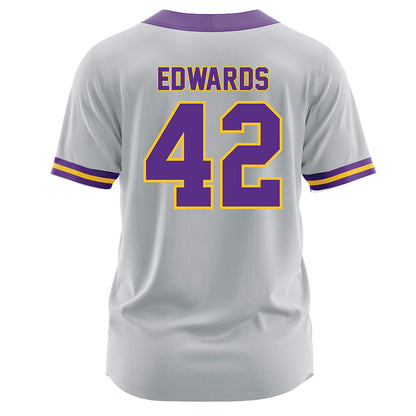 LSU - NCAA Softball : Tori Edwards - Grey Jersey-1