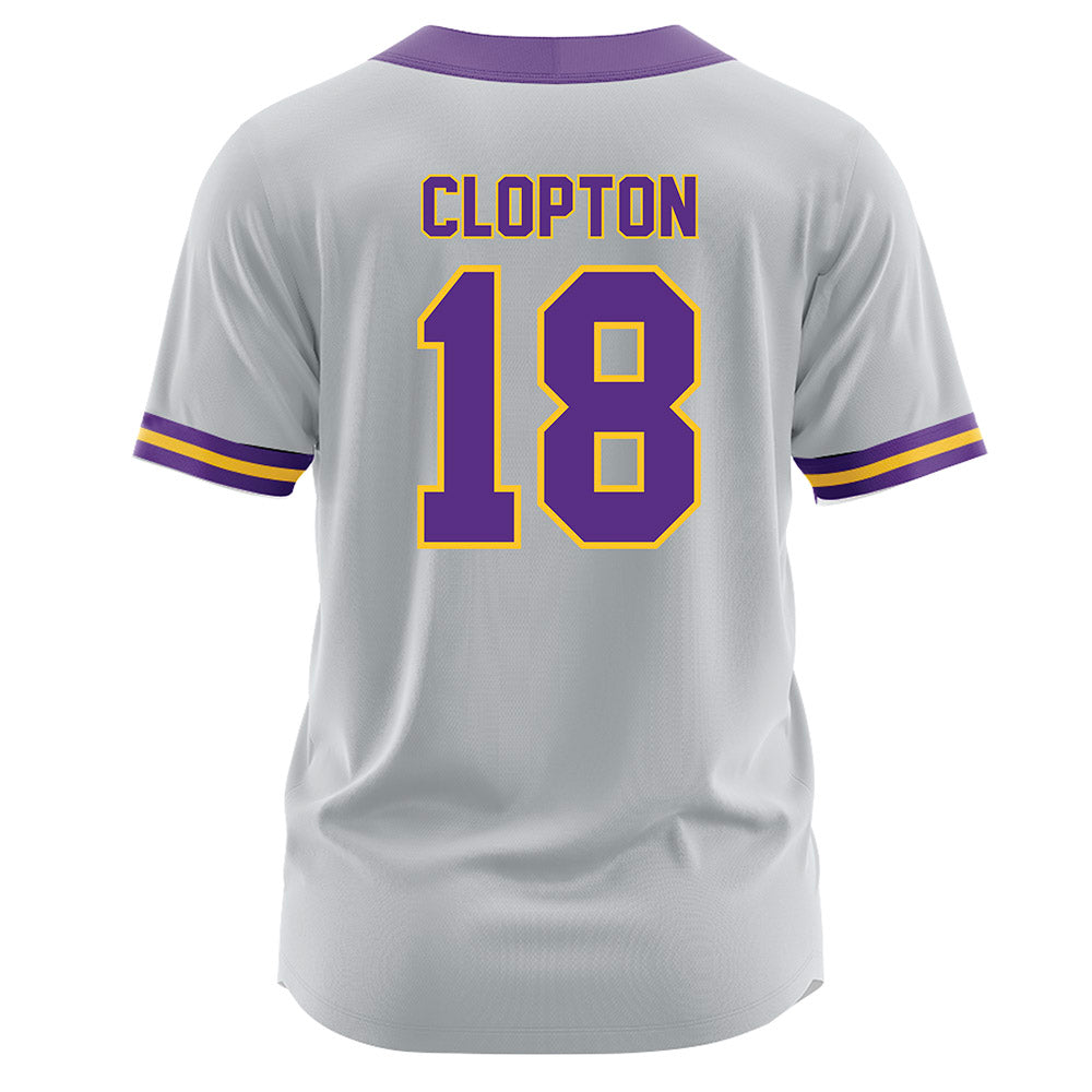 LSU - NCAA Softball : Tatum Clopton - Grey Jersey-1