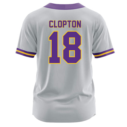 LSU - NCAA Softball : Tatum Clopton - Grey Jersey-1