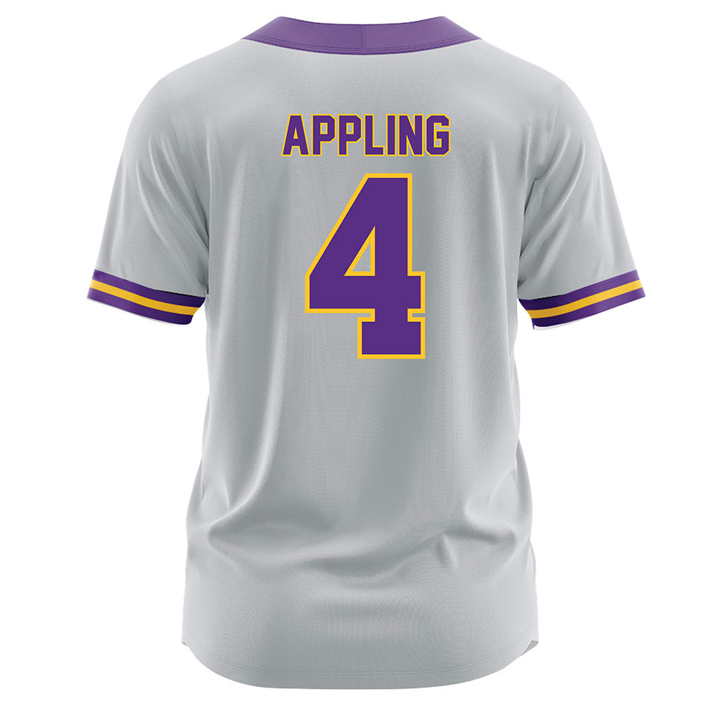 LSU - NCAA Softball : Gradie Appling - Grey Jersey-1
