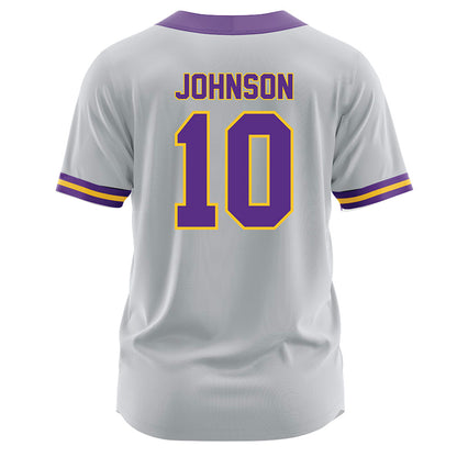 LSU - NCAA Softball : Rylie Johnson - Grey Jersey-1