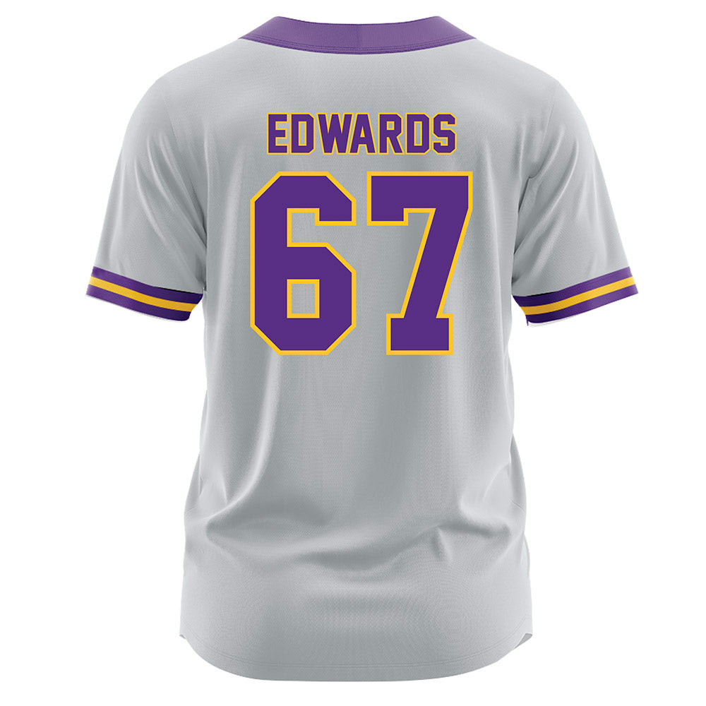 LSU - NCAA Softball : Kylee Edwards - Grey Jersey-1