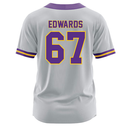 LSU - NCAA Softball : Kylee Edwards - Grey Jersey-1