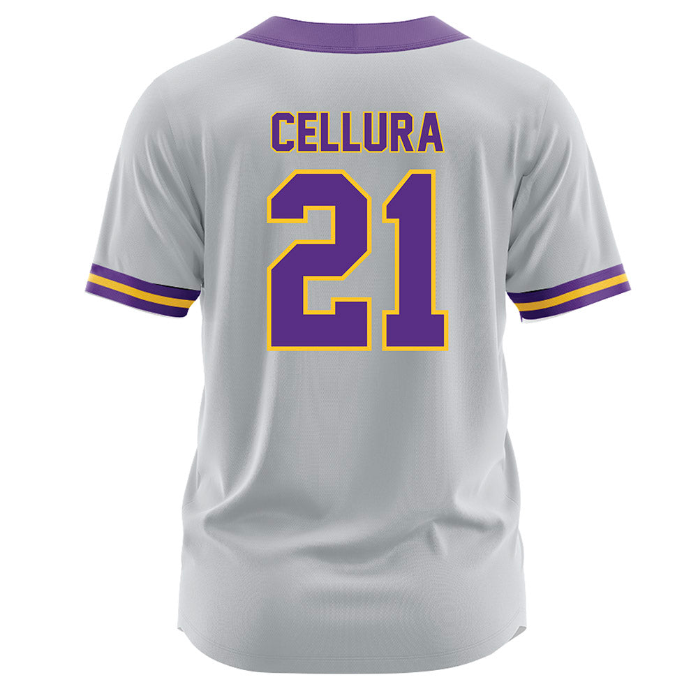 LSU - NCAA Softball : Cece Cellura - Grey Jersey-1