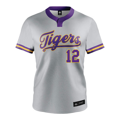 LSU - NCAA Softball : Maci Bergeron - Grey Jersey-0