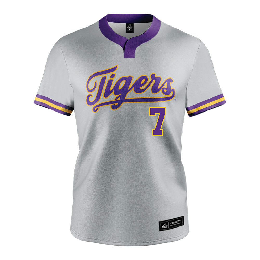 LSU - NCAA Softball : Jalia Lassiter - Grey Jersey-0