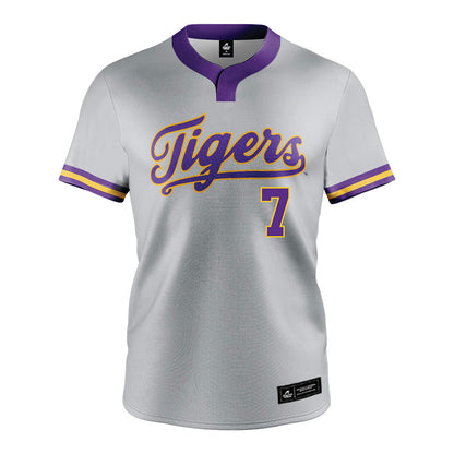 LSU - NCAA Softball : Jalia Lassiter - Grey Jersey-0