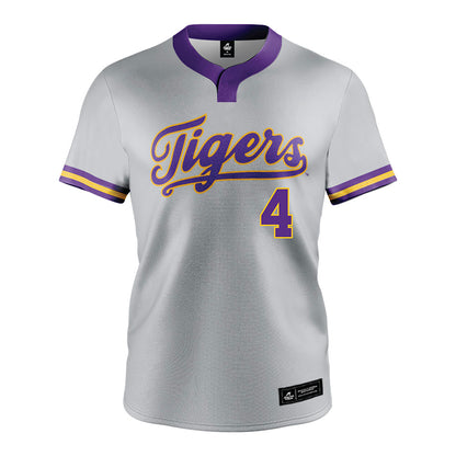 LSU - NCAA Softball : Gradie Appling - Grey Jersey-0