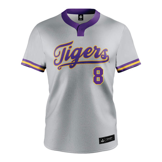 LSU - NCAA Softball : Cali Deal - Grey Jersey-0