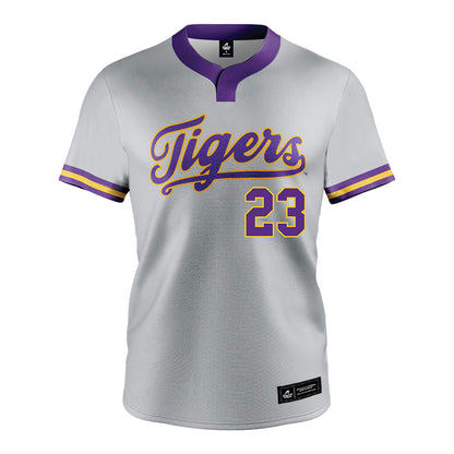 LSU - NCAA Softball : Sierra Daniel - Grey Jersey-0