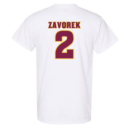 Arizona State - NCAA Baseball : Beckett Zavorek - Replica Shersey T-Shirt-1