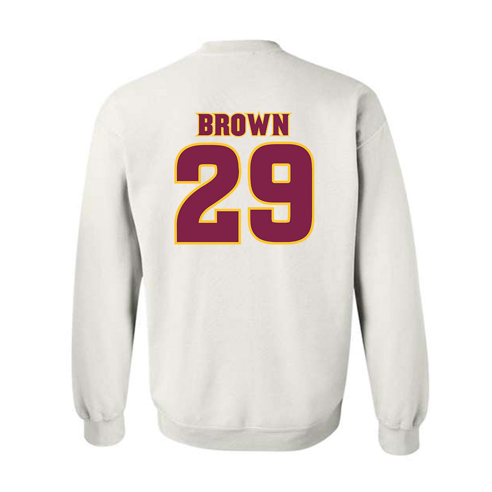 Arizona State - NCAA Baseball : Tommy Brown - Replica Shersey Crewneck Sweatshirt-1