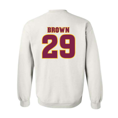 Arizona State - NCAA Baseball : Tommy Brown - Replica Shersey Crewneck Sweatshirt-1
