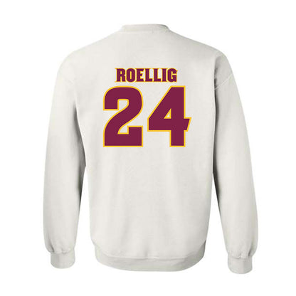 Arizona State - NCAA Baseball : Austen Roellig - Replica Shersey Crewneck Sweatshirt-1