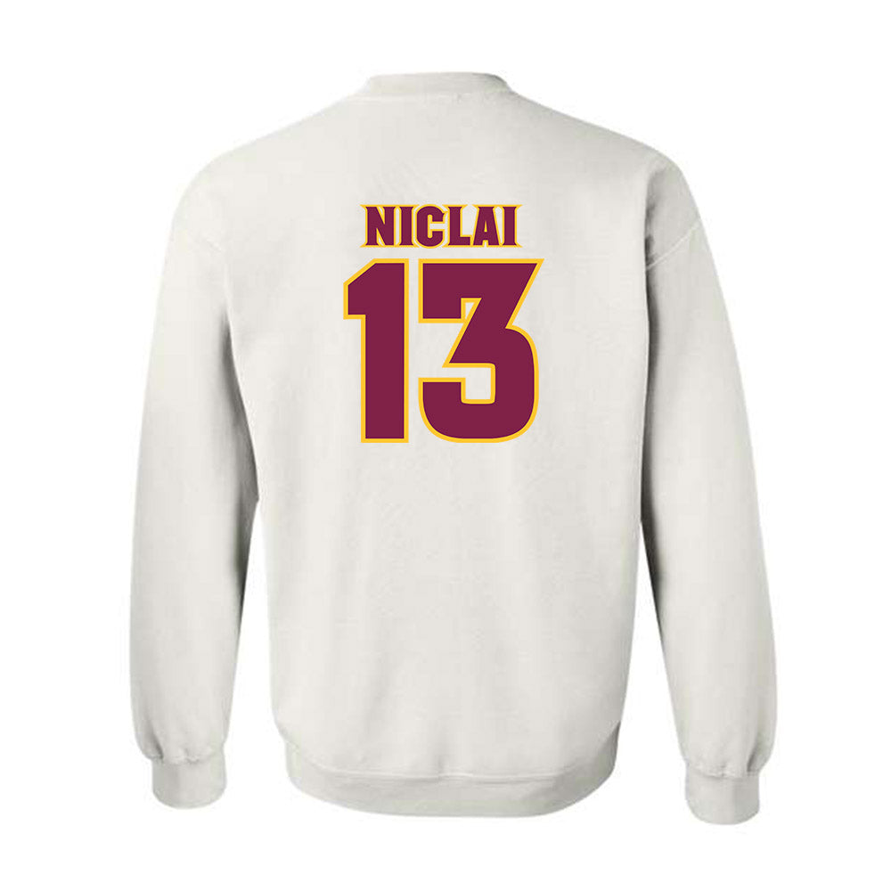 Arizona State - NCAA Baseball : Coen Niclai - Replica Shersey Crewneck Sweatshirt-1
