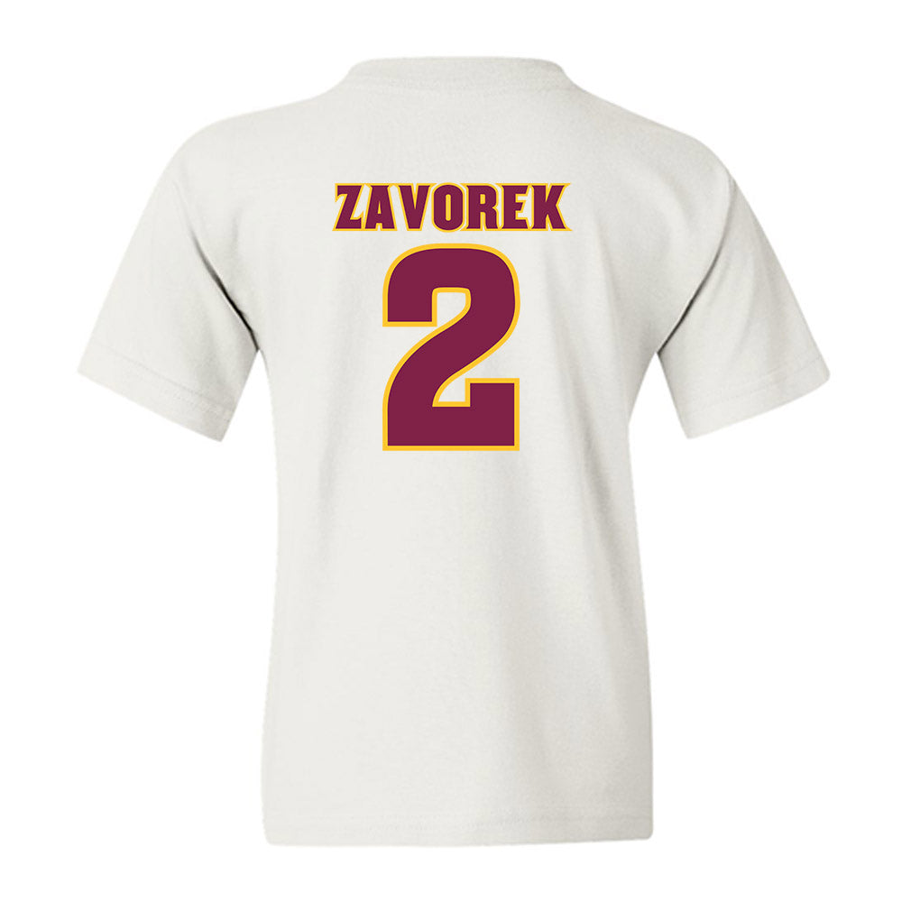 Arizona State - NCAA Baseball : Beckett Zavorek - Replica Shersey Youth T-Shirt-1